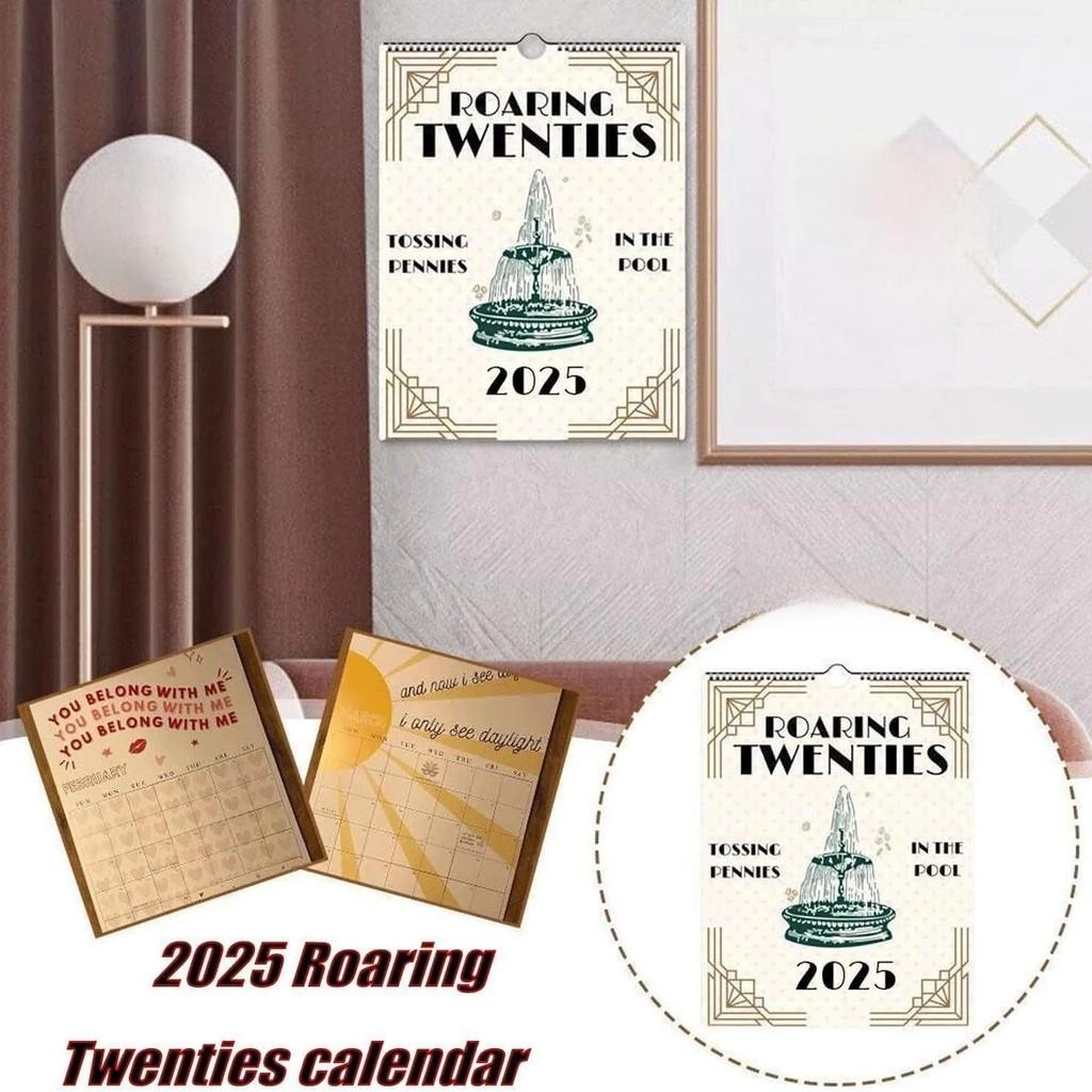 Swift Taylor Roaring Twenties Lyrics Wall Calendar Home Decoration Wall Hang