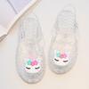 Sandali Sandali Bambino Estivi Nuovi Carini Ragazzo Scarpe da Spiaggia Trasparenti Gelatina Scarpa da Principessa Traspiranti Scarpe Romane Scarpe Bambini