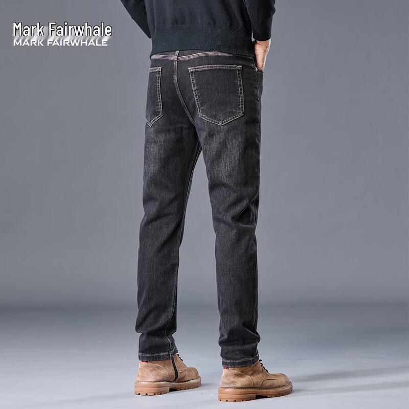 Mark Fairwhale Men's Versatile Stretch Straight Jeans