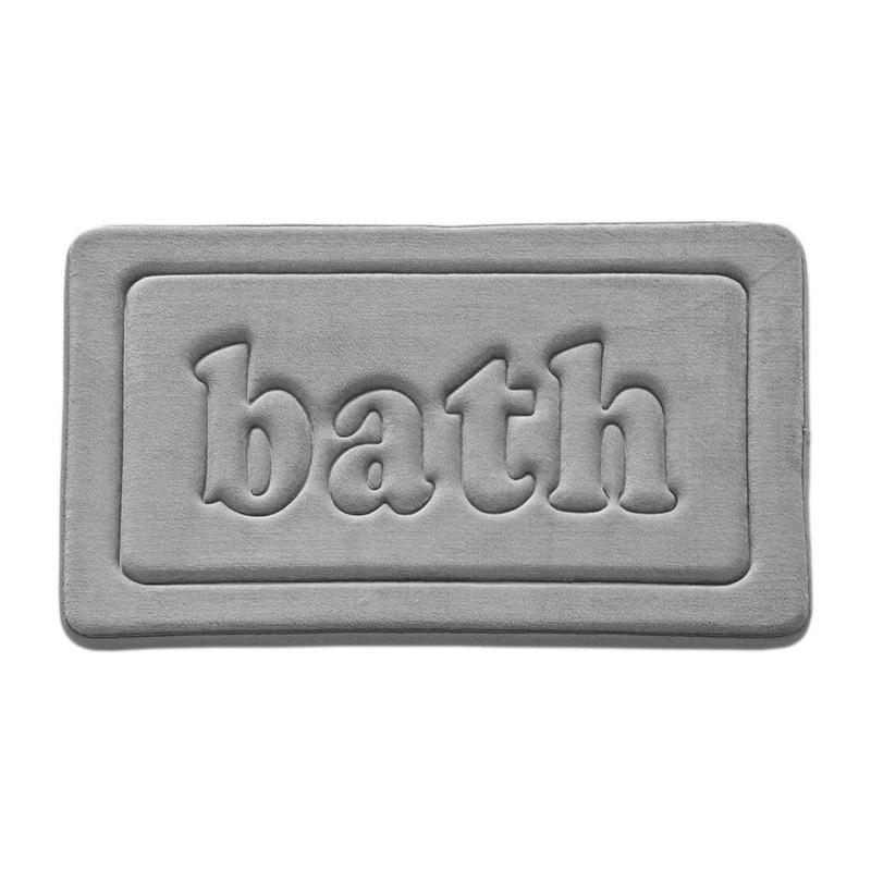 Coral Velvet Memory Foam Floor Mat Bedroom Entrance Floor Mat Bathroom Kitchen Absorbent Mat Anti-slip Door Mat