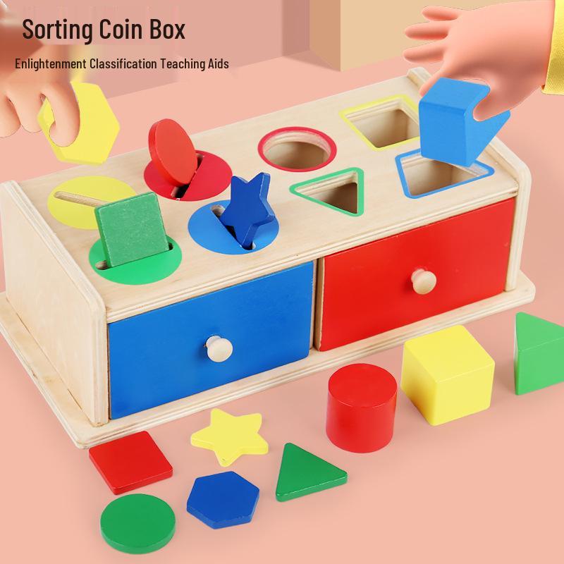 

Montessori Baby Fine Motor Skills & Shape Recognition Toy