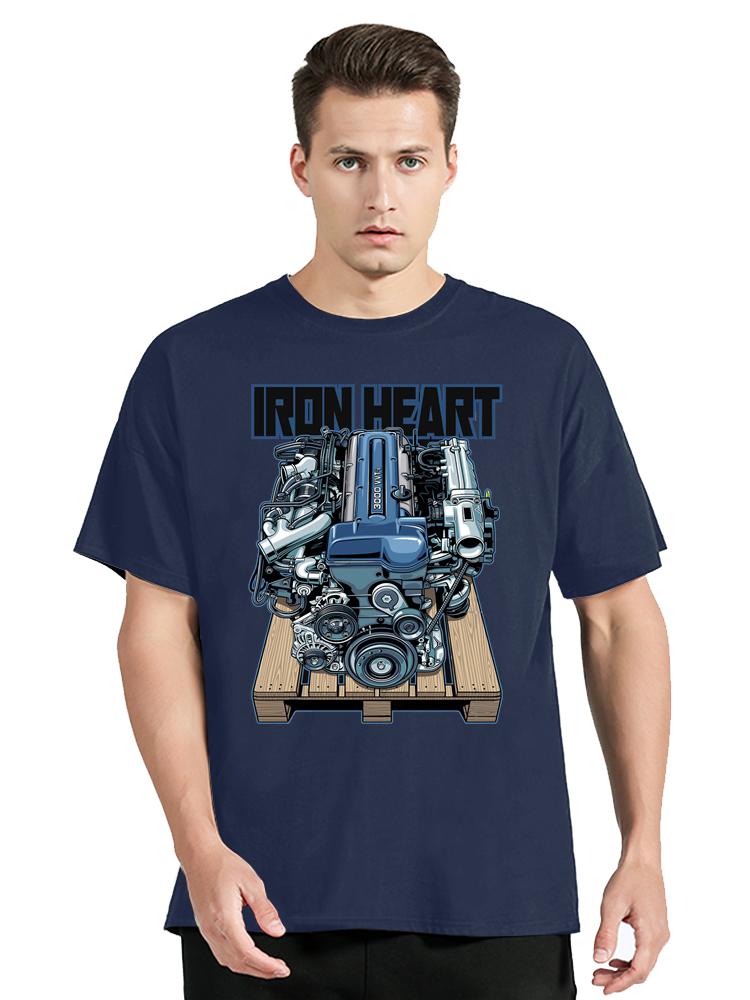 Japan Car 2JZ Engine Turbo Tuning JDM Printing T-Shirt Custom Casual Cotton O-Neck Tshirtunisex Clothing Oversized T Shirt