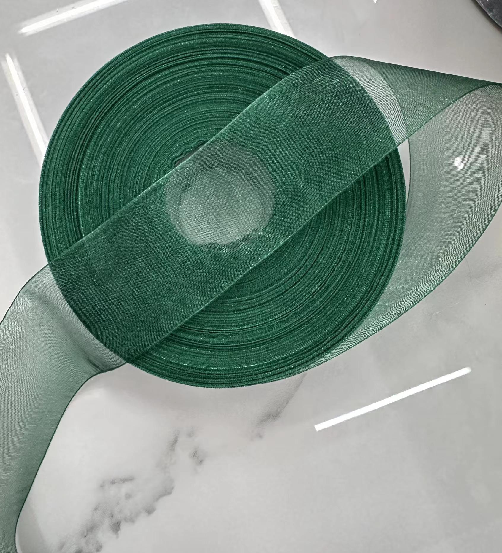 

Бантик из снежной пряжи ручной работы 4 см с прозрачной лентой для подарков и одежды своими руками