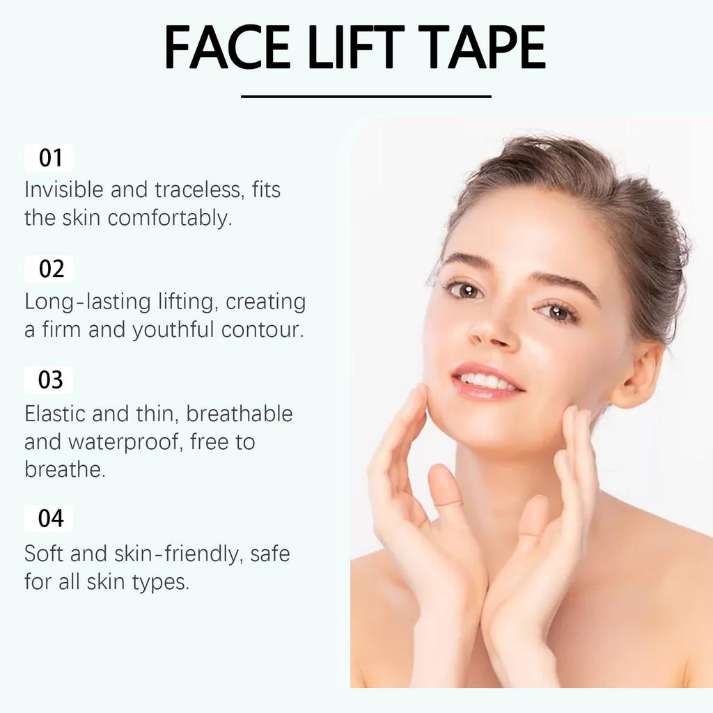 Zvedací náplast na pleť, Zpevnění pleti, Redukce jemných vrásek, Obličejová náplast, Krása, Průhledná zvedací náplast.