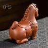 Horse Tea Pet Purple Clay Chinese Style Ornaments Vivid Image Pony Zen Decoration Desktop Tea Gadget