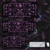 Schwarze Tarotkarten Schreibtischmatte Büro Mond Stern Mauspads Hexe Divination Schreibtischmatte Pilz Tischmatte Ästhetisches Großes Gaming-Mauspad