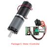 32GP-31ZY Planetary Reducer Motor 12V 24V 11RPM-2160RPM 0.5-100Kg.cm Bracket+Controller+Power Supply  Reverse Adjustable