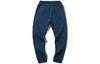 Li Ning Knitted Sweatpants Men's Blue Moderate Straight Fit Pants AKLQ157-2