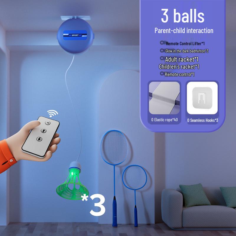 

Тренажер для бадминтона соло с присоской