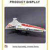High-tech Moc Venator Attack Cruiser Fighter Destroyer Brick Technical Model Building Star Blocks Space Ship Toys