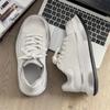3766 Old Polished McQueen White Shoes for Men and Women, Thick-soled Heightening Trendy Shoes, Casual Inner Heightening Shoes