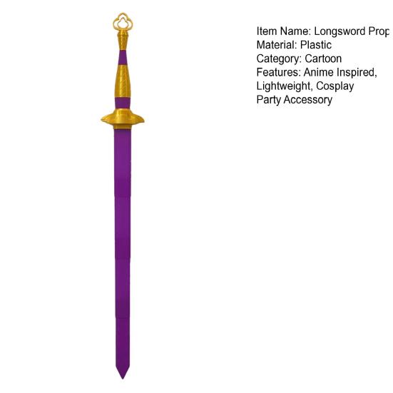 Kpop Hunter Cosplay Longsword Prop Halloween Costume Party Anime Inspired Hunters Stiletto Weapon Role-play Accessory Fans Collectible Prop