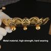 Retro Embossed Turkish Serving Tray Gold Embossed Decorative Tray  For Home Bar