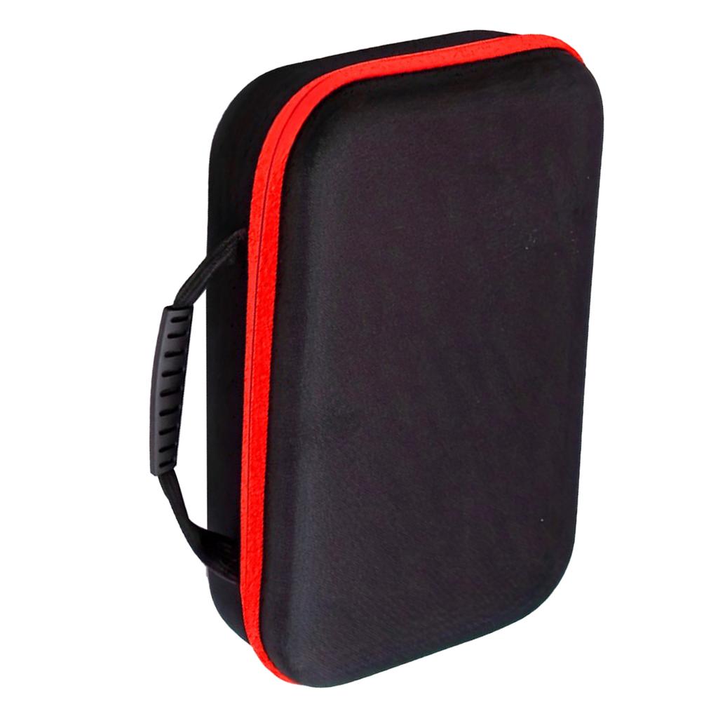 Electric Drill Storage Bag Small Cordless Electric Scissors   Cutting Tool Fabric Cutter Holder with Accessories   Red Side