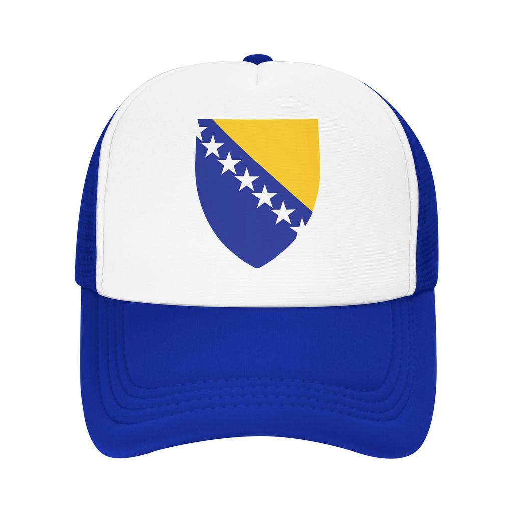 Bosnia and Herzegovina Flag Cap For Unisex Women Cool Baseball Cap Trucker Hat Travel Headewear Adjustable