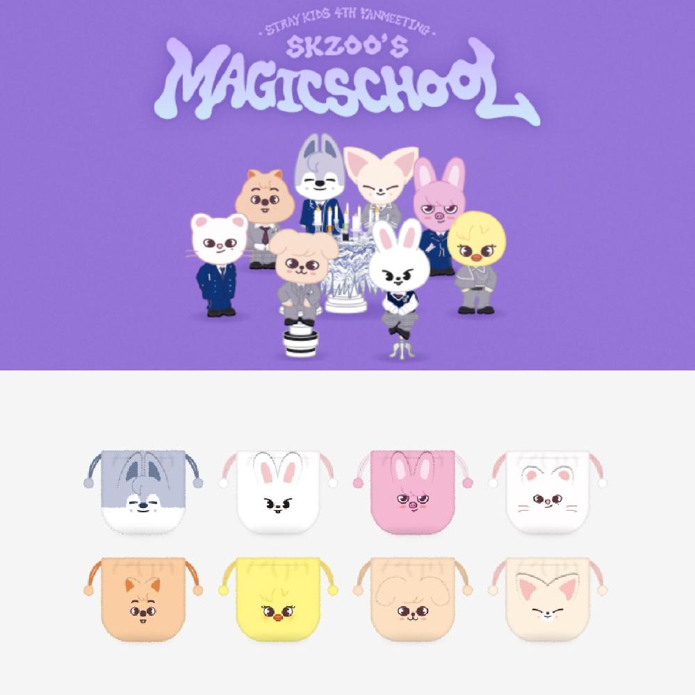 

Оформите предзаказ на сумку-шнур для школы волшебства Stray Kids 4th Fanmeeting SKZOO