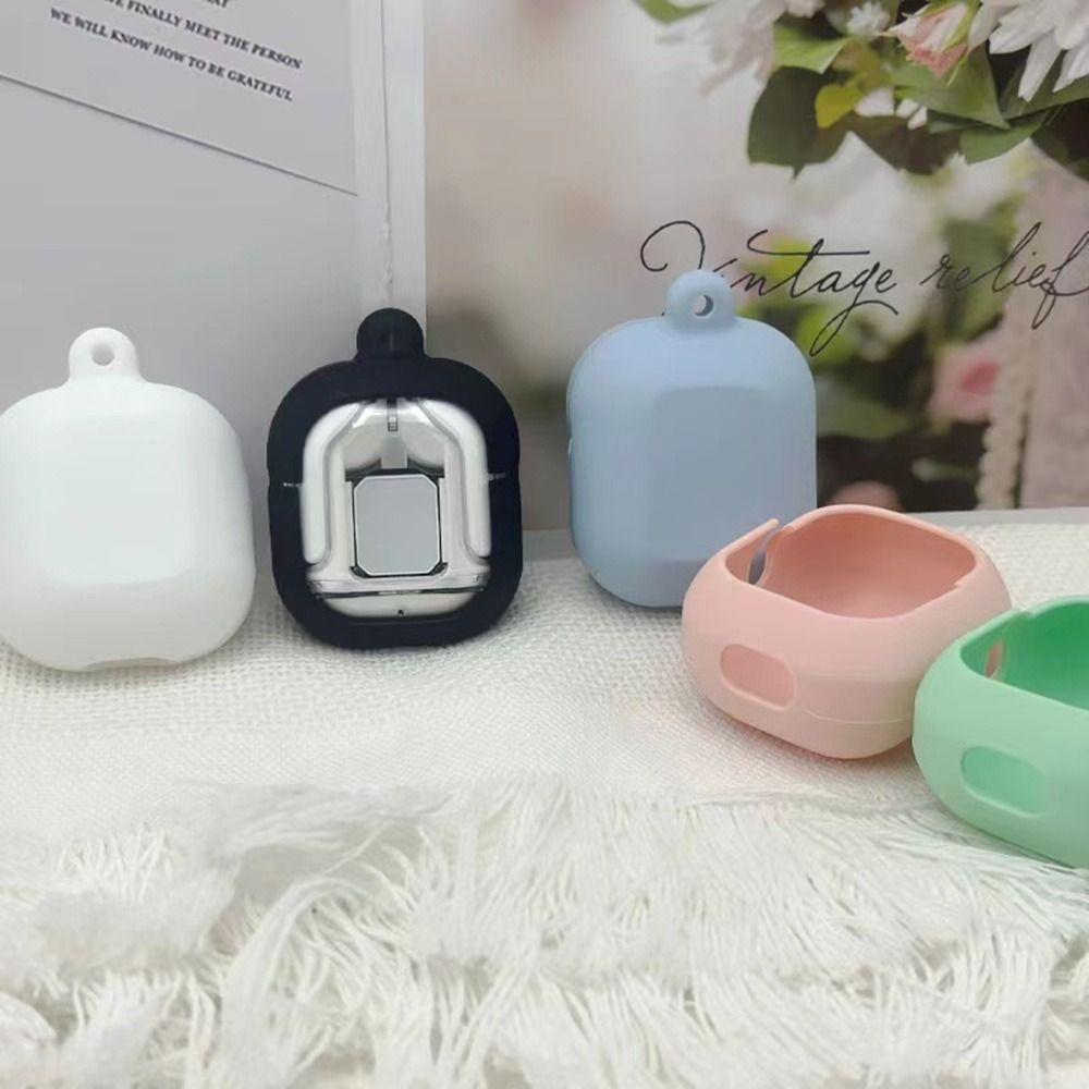 Anti-drop Silicon Case and Lanyard Silicone Earbuds Protective Case Anti-Lost Cover for HQAi H4
