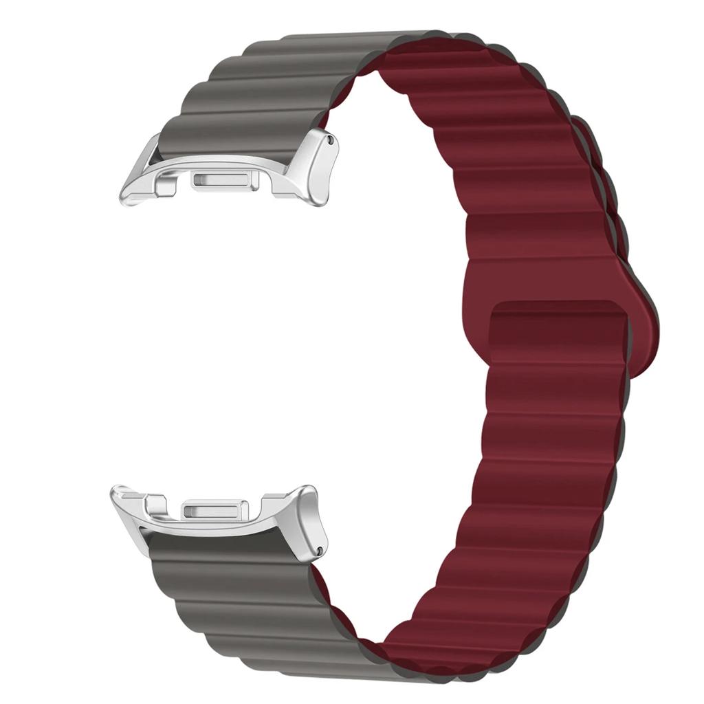 Silicone Magnetic Strap for Samsung Galaxy Watch 8/8 Classic Watch Band for Galaxy Ultra 2025/7Ultra 47mm Silicone Loop Bracelet