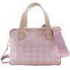2WAYShoulder Handbag A15970 New Travel Line Pink Nylon Canvas Women Used