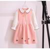 Girls’ Trendy Two-Piece-Look Princess Dress for Spring/Summer
