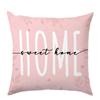 Vikama Pink Butterfly 45X45Cm Pillow Cover Soft Decorative Cushioncase For Sofa Bedroom Living Room Home Decor