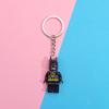 Spider-Man Cartoon Cute Keychain Anime Car Circle Chain Pendant Captain Bass Unicorn Key Chain Bag Pendant Halloween Gift