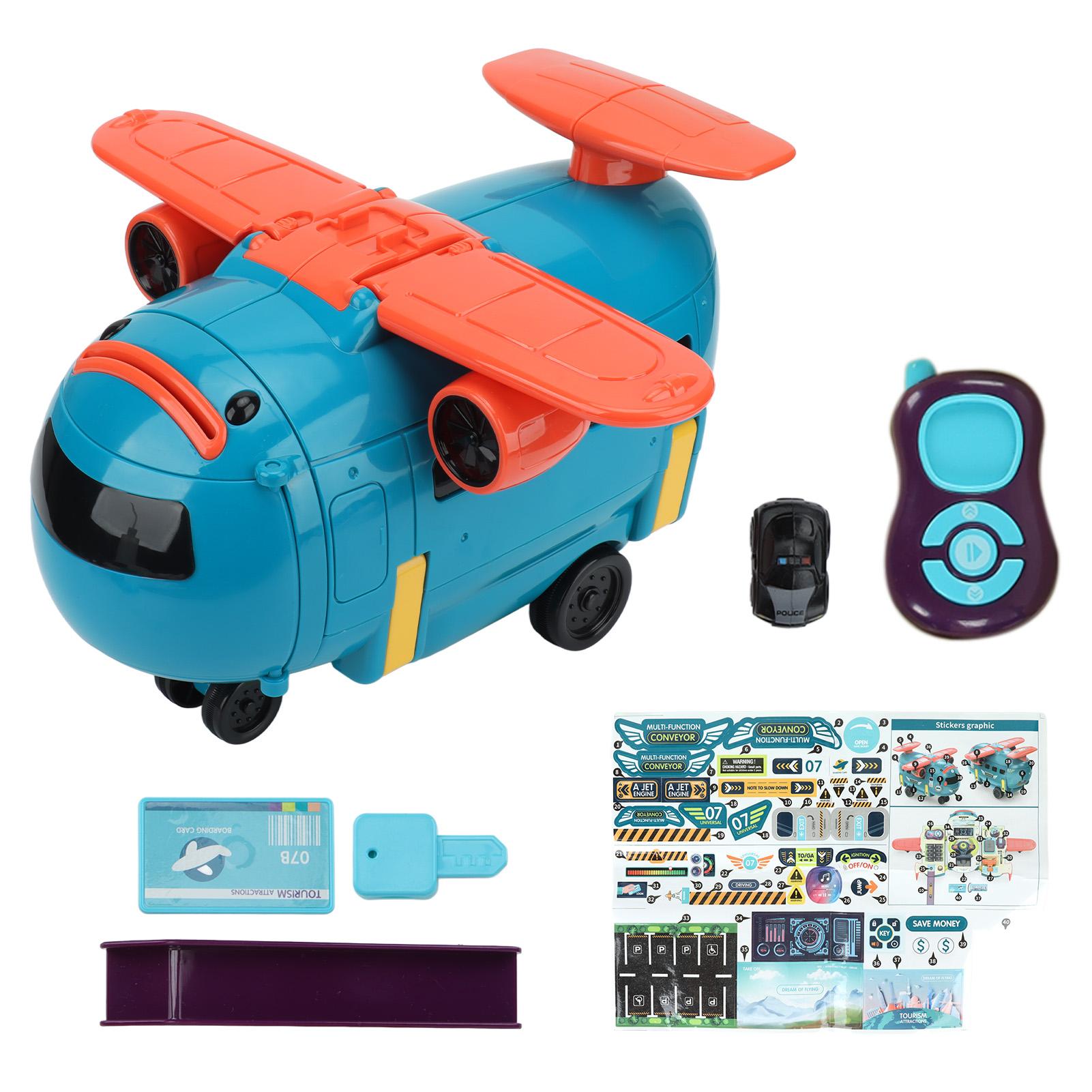 

Cartoon Deformation Airplane 3 in 1 Electric Track Multifunctional Steering Wheel Driving