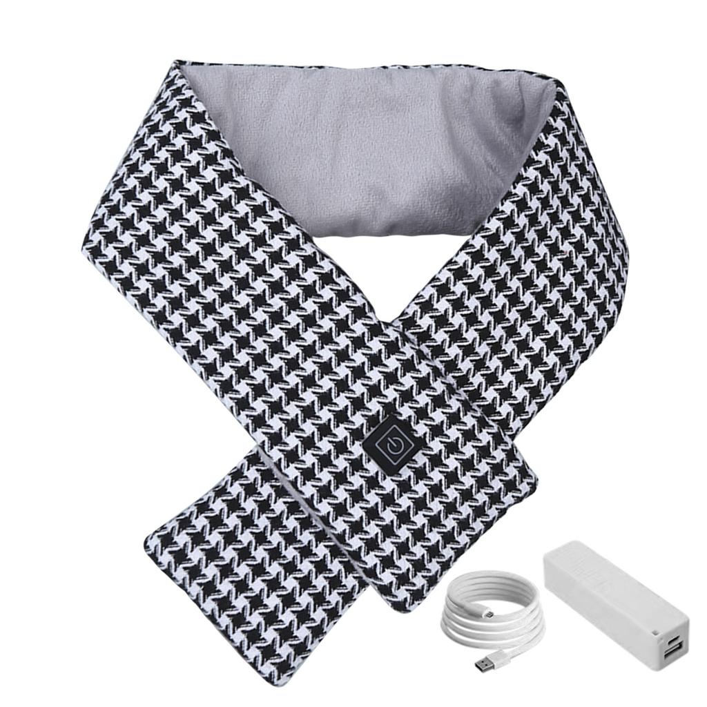 Heated Scarf Soft Neck Warmer USB Charging Heating Scarf 3 Speed Temperature Adjustment Neck Scarf