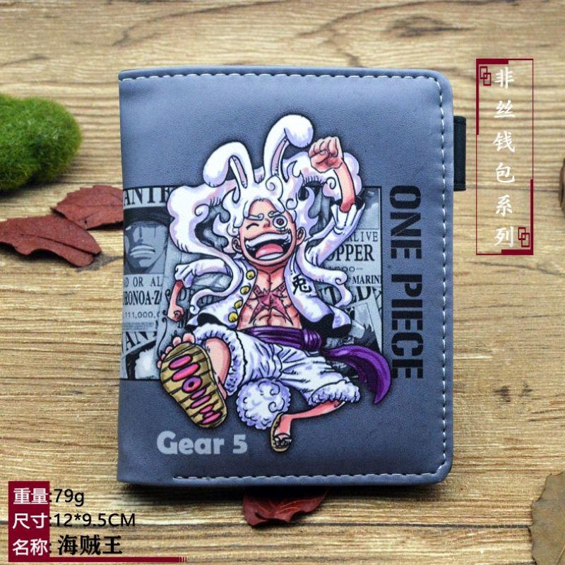 Anime One Piece Wallet Luffy Zoro Tony Tony Chopper PU Print Coin Purse Cartoon Kawaii ID Card Holder Short Wallet Kid Gifts
