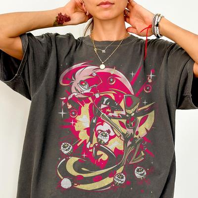 Comfort Colors Cherrisnake Shirt - Hazbin Hotel Tshirt,Cherri Bomb And Sir Pentious,Hellaverse Tee