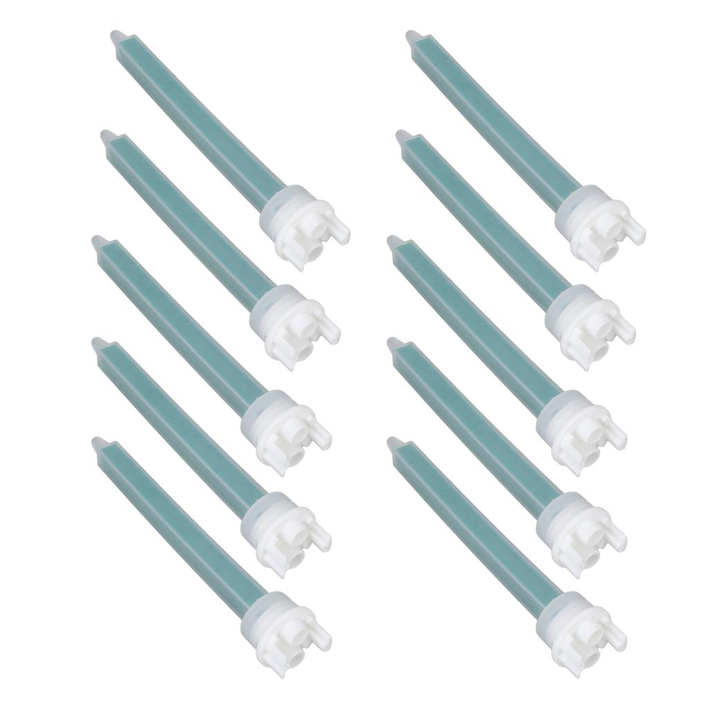 10pcs Mixing Nozzles Plastic Prevent Blocking Adhesive Glue Mixing Nozzle for Applicator