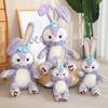 Non-Toxic Cartoon Stellalou Plush Toy Big Size Rabbit Stuffed Anime Plushies Cute Soothing Doll Room Decor Birthday Gifts Children