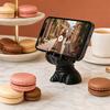 3D-gedruckter Nilpferd-Telefonständer mit offenem Mund, Niedliche lustige Figur mit matter Oberfläche, Anti-Rutsch-Halter für Handys Tablets Desktop-Dekoration, Kreatives Ornament