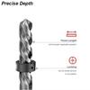 Drill Stoper Collar Set Stop Bit Ring Shaft Limit Metric Lock Steel Press Depth Ajustable Positioner Hole Guide Woodwork Tools