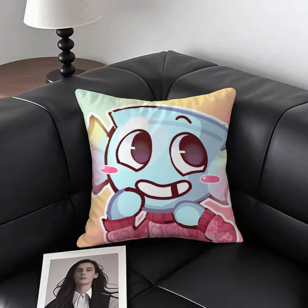 1Pc Anime D-Dandys World Finn Pillow Case Fashion Square Pillowcase Bedroom Sofa Room Ins Decoration Leisure