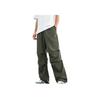 Anta Life Series Sports Minimalist Solid Color Breathable Loose Casual Pants Men Bottoms Grape-Green 952528505-1