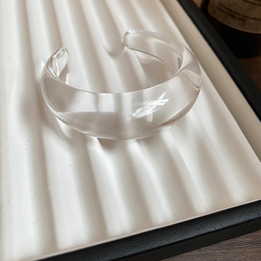 

Акриловый мраморный геометрический открытый браслет - Универсальное ретро, легкая роскошь, высококачественные модные ювелирные изделия.