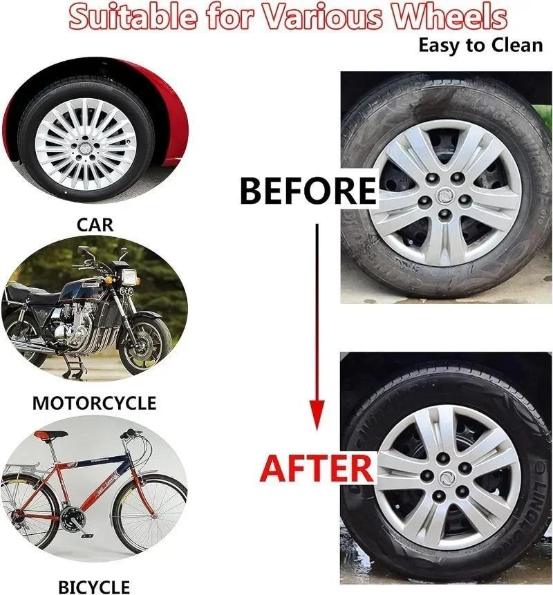 Multifunktions-Radbürste Automobil Felgen Detailing Bürste Weiche Borsten Auto LKW Motor Kühlergrill Radwaschbürste Autoreinigungswerkzeug