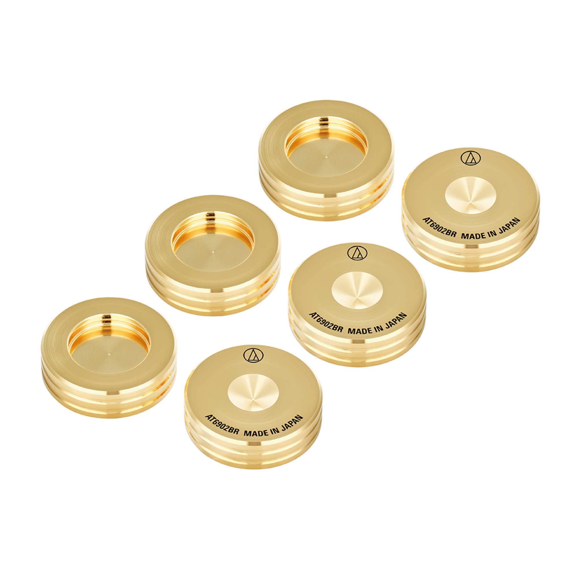 

Audio Technica Spike Base Insulator 6 Pieces 1 Set AT6902BR