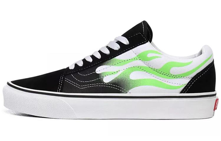 Vans Old Skool Flame Black White VN0A4U3BXEY 34.5