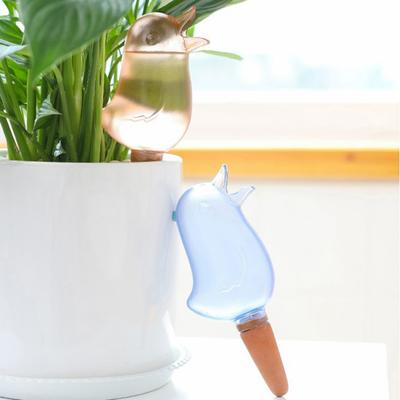 Bird Shape Transparent Automatic Drip Watering System Houseplant Dropper Tool