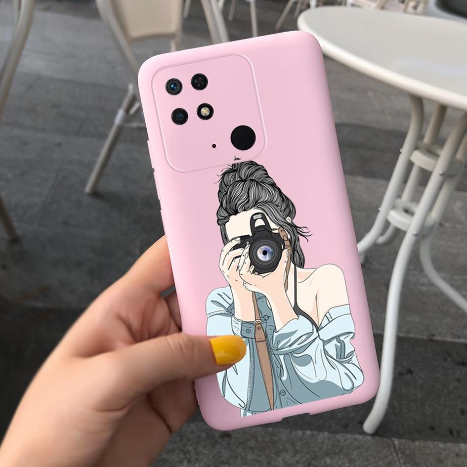 For Xiaomi Redmi 10C Phone Case New Popular Flower Painted TPU Cover For Xiaomi Redmi 10C 4G Bumper Redmi10C NFC 2022 Soft Funda