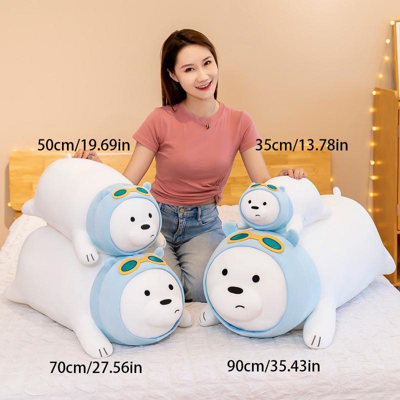 Cute Plush Polar Bear Stuffed Animal Toy