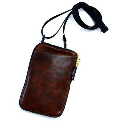 Affa Smartphone Shoulder Bag Smartphone Shoulder Pouch Shoulder Bag Mini Shoulder Genuine Leather Leather "Park Pochette" Men's