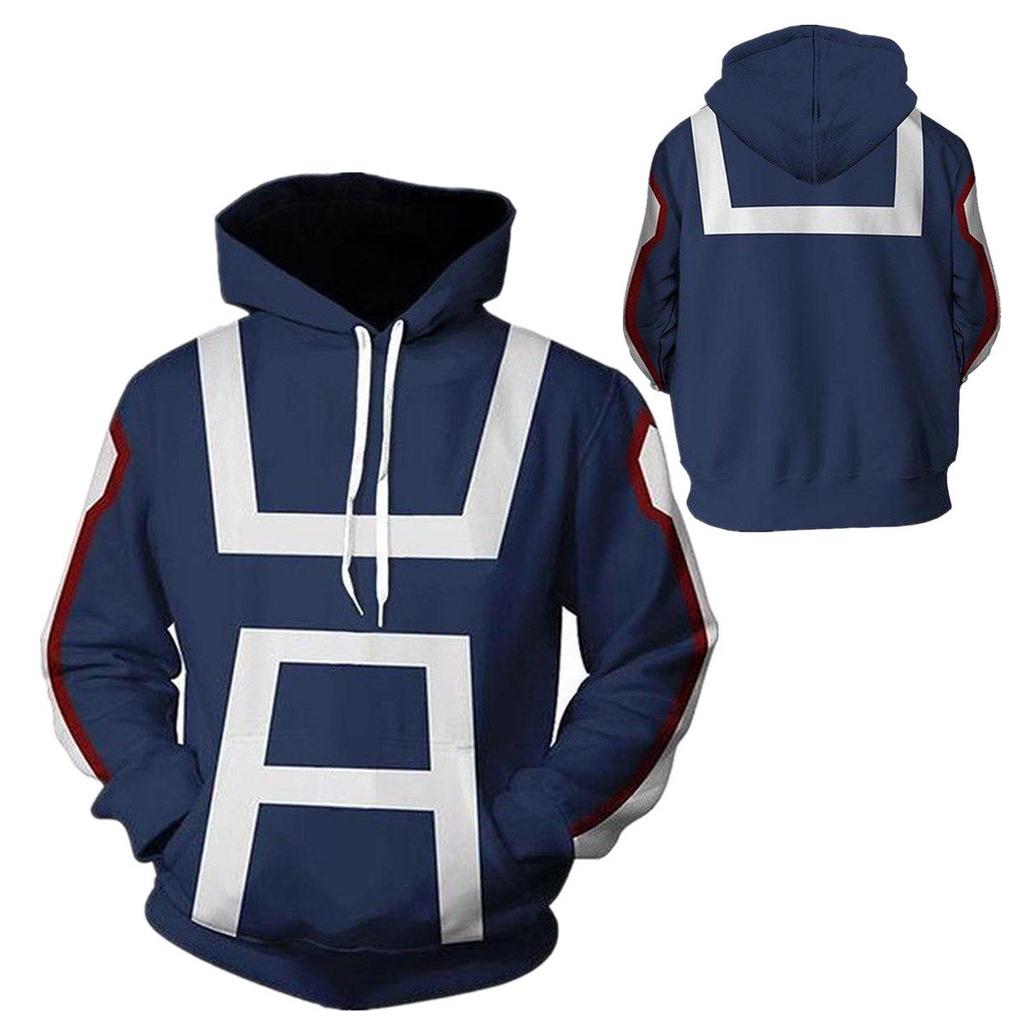 Gezellige My Boku No Hero Academia Hoodie Voor Mannen En Vrouwen Ideaal Voor Sportschoolgebruik S-5xl