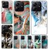 Fashion Geometric Marble Soft Phone Case For Xiaomi Redmi Note 15 14 14S 13 12 Pro Plus 12S 11 11S 11E 10 10S 11T 5G Fundas Coqu