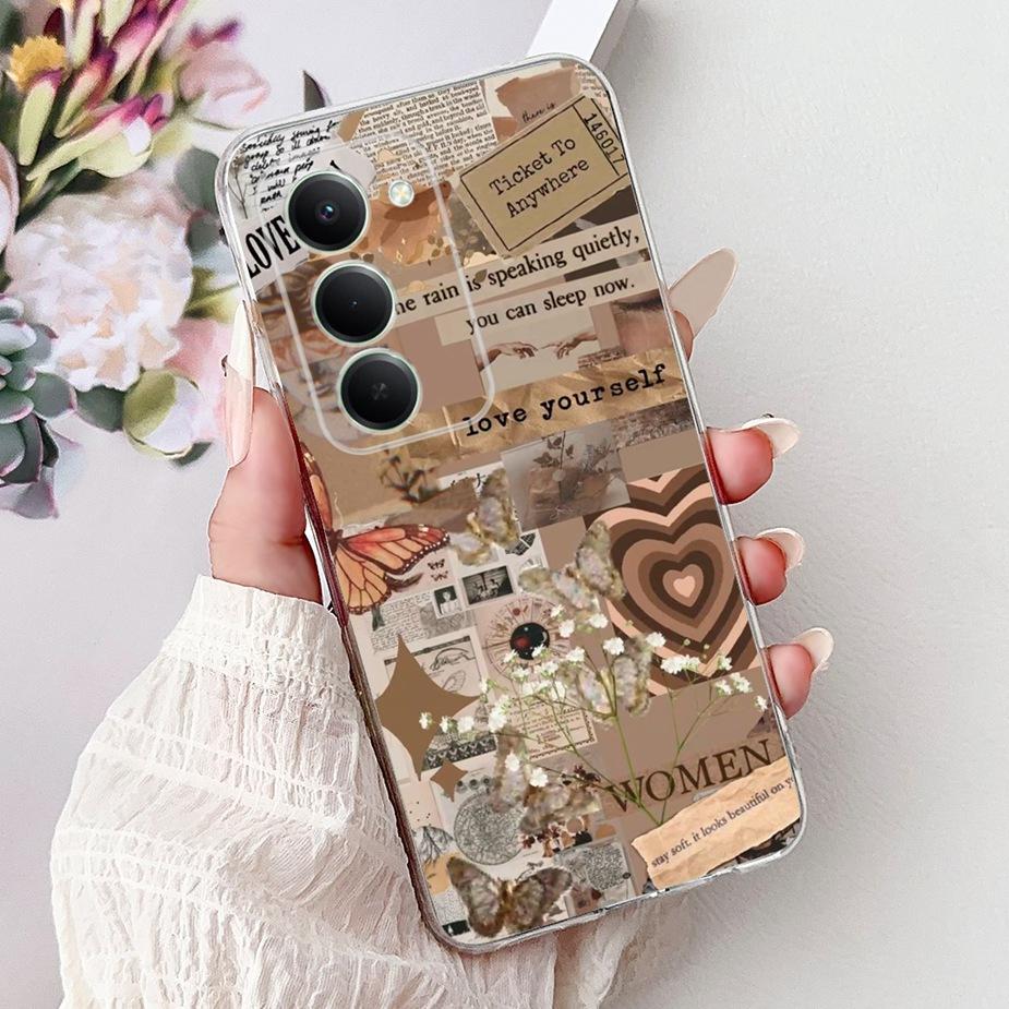 For Xiaomi Redmi 15 5G Case Cute Cat Luxury Painted Cover 6.9'' Soft Slim Phone Case For Xiaomi Redmi 15 Redmi15 4G Fundas Coque