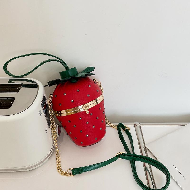 

2024 летняя новая популярная универсальная сумка-мессенджер, портативная сумка-ведро в форме ананаса, индивидуальный дизайн, сумка-цепочка, женская сумка