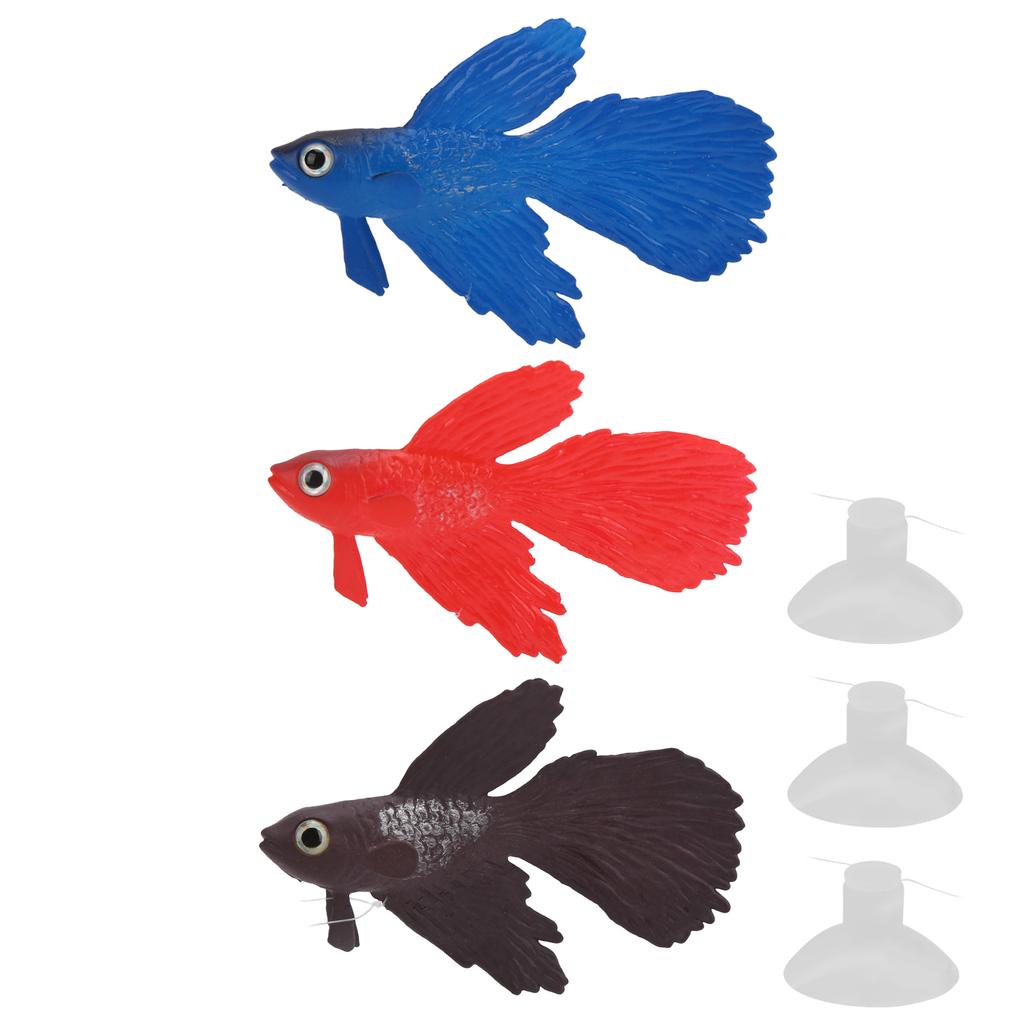 Lifelike Fish Environmentally Friendly Silicone Colorful Fish for Aquarium   Decoration