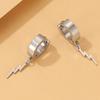 Elegant Geometric Lightning Mushroom Ear Clips Plated Alloy Trendy Women's Earrings
